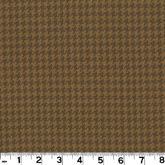 Roth and Tompkins D2172 HOUNDSTOOTH Fabric in CAMEL
